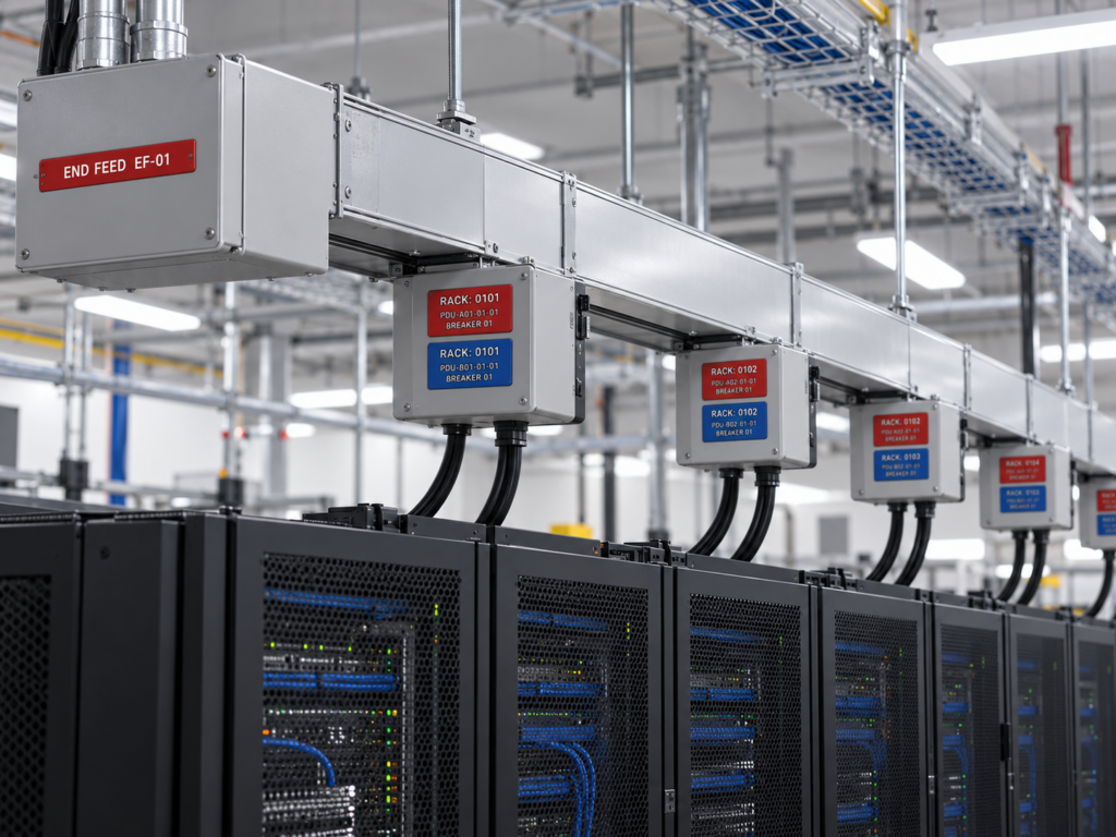Rack Power Distribution Labels